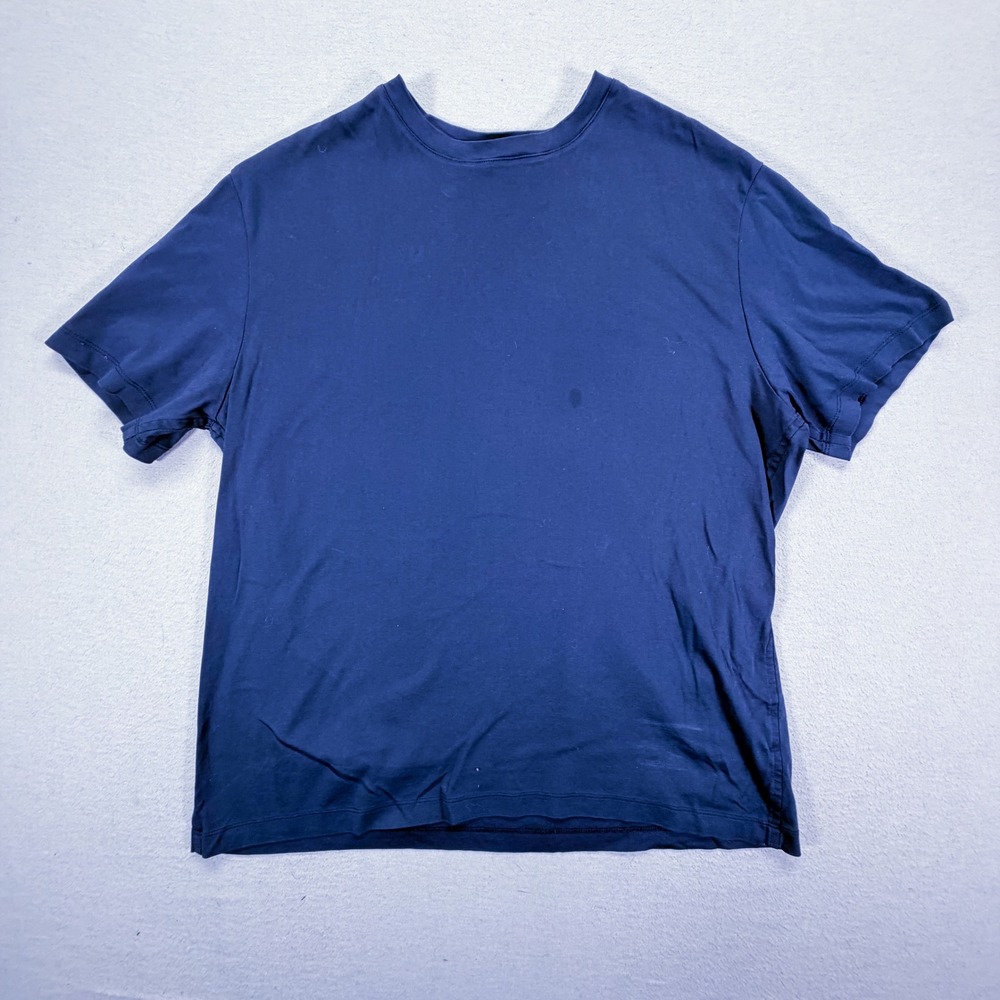 Banana Republic T-Shirt Mens XL Tall Navy‎ Blue Good Luxe Touch Performance Tee